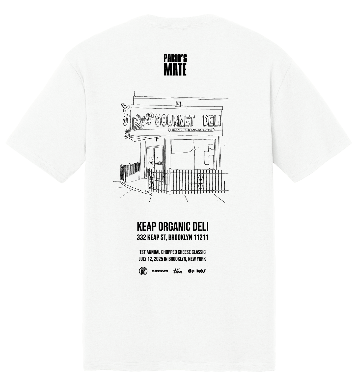 Keap Organic Deli: Chopped Cheese Classic 2025 Tee