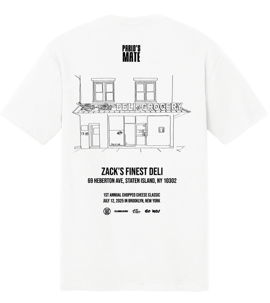 Zack's Finest Deli: Chopped Cheese Classic 2025 Tee